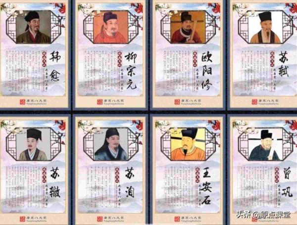 闻名于世的唐宋八大家代表作有哪些？(唐宋八大家及其代表作分享)