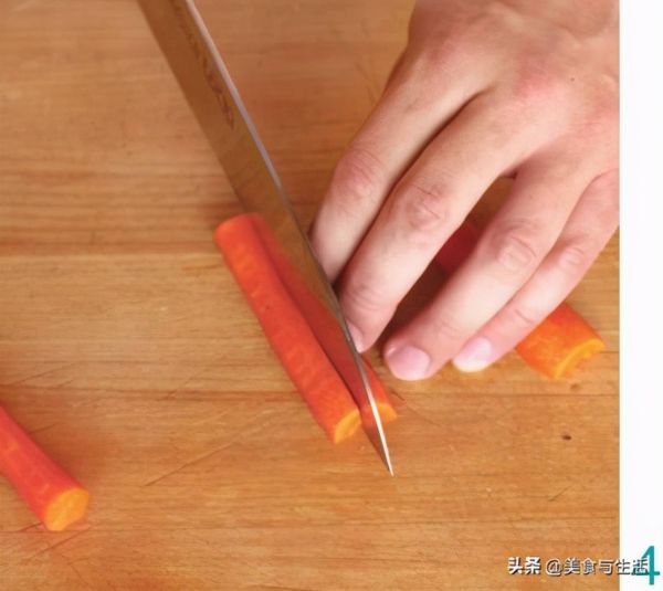 胡萝卜菱形怎么切，4种胡萝卜基础切法厨房新手必备