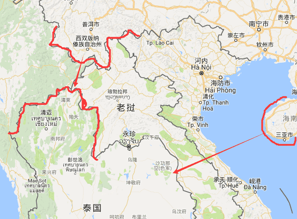 泰国离中国哪个城市近，中国大陆距离泰国最近的城市是哪个