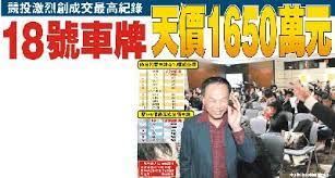 中国最贵的车牌号前十名（中国TOP10天价车牌号）
