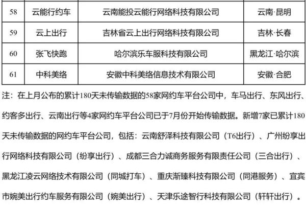 十大网约车排行榜，订单量前10名的网约车平台