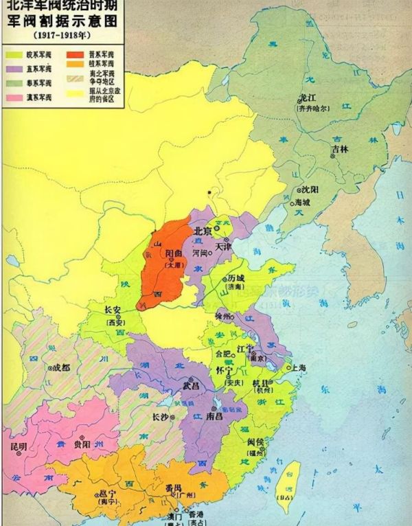 民国十大军阀实力排名（民国北洋时代的十大军阀前十名）