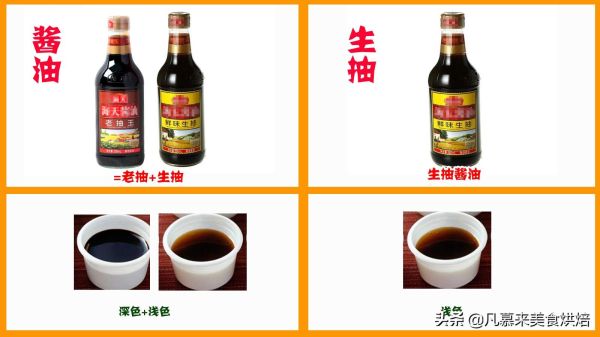 生抽和酱油有什么区别，分别有什么用途？