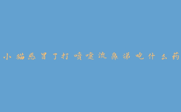 小猫感冒了打喷嚏流鼻涕吃什么药 小猫感冒了打喷嚏流鼻涕吃什么药
